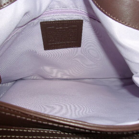 E-132 COACH LYNN SOHO BROWN HOBO BAG - Picture 8 of 15